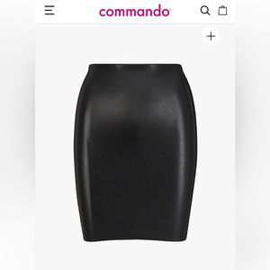 Faux leather mini skirt. NWTs! Perfect.